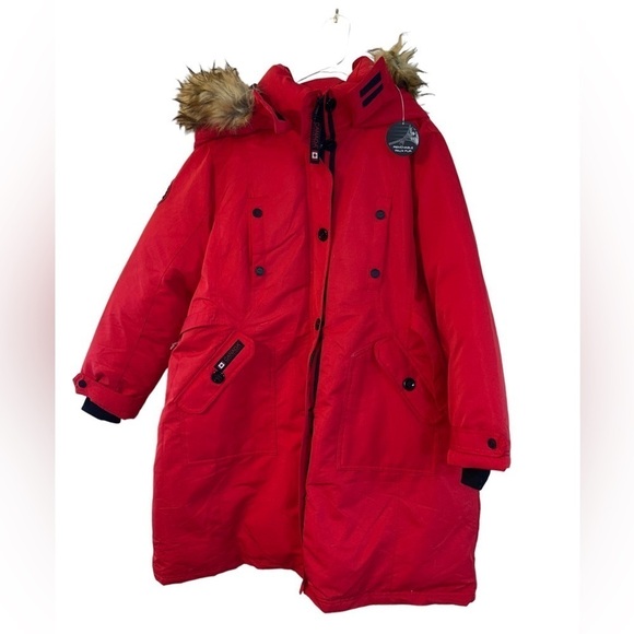NWT Canada Weather Gear Parka. Faux Fur detachable hood. Size 1 X - Picture 1 of 12